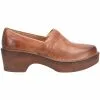 Born Freya Clog Womens Slip On Casual Shoes Brown