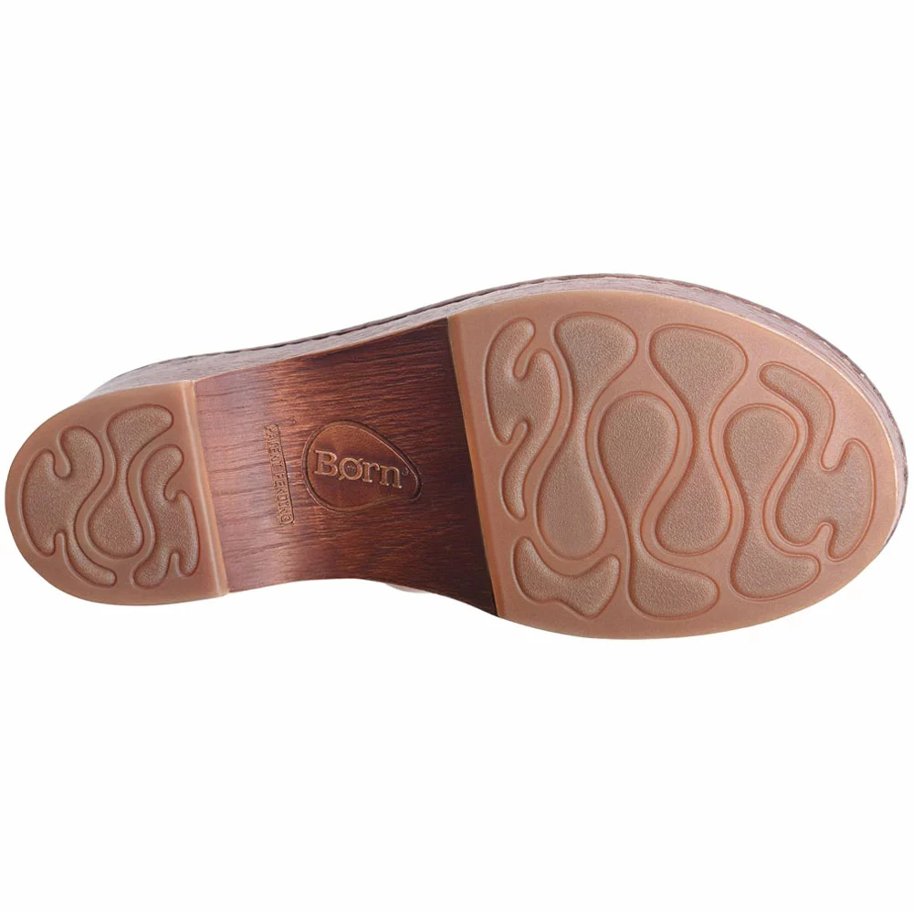 Born Freya Clog Womens Slip On Casual Shoes Brown 4 Born Freya Clog Womens Slip On Casual Shoes Brown - Image 4