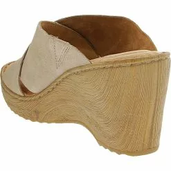 Born Nora Sandals - Womens Cream Visone Suede 6 Born Nora Sandals - Womens Cream Visone Suede -Rogan‘s Shoes shop HH 36137 NAT3