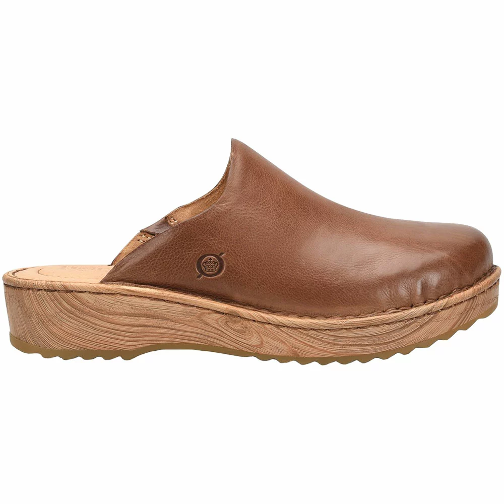 Born Andy Slip On Casual Shoes - Womens Brown 1 Born Andy Slip On Casual Shoes - Womens Brown