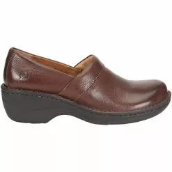 Born Toby Duo Slip On Casual Shoes - Womens Chocolate