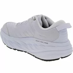 Hoka One One Bondi Sr Walking Shoe - Womens White -Rogan‘s Shoes shop HK 1110521 WHT3