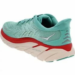 Hoka One One Clifton 8 Running Shoes - Womens Aquarelle Eggshell Blue -Rogan‘s Shoes shop HK 1119394 BLU3