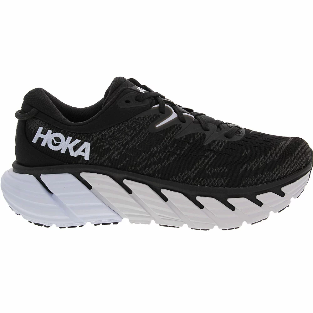 Hoka One One Gaviota 4 Running Shoes - Womens Black White 1 Hoka One One Gaviota 4 Running Shoes - Womens Black White
