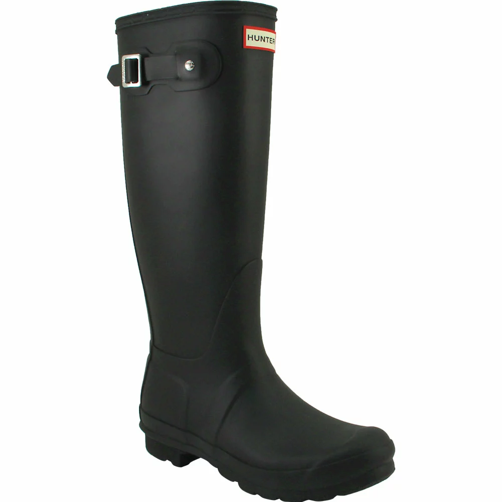 Hunter Original Tall Rain Boots - Womens Black 2 Hunter Original Tall Rain Boots - Womens Black - Image 2