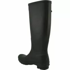 Hunter Original Tall Rain Boots - Womens Black 6 Hunter Original Tall Rain Boots - Womens Black -Rogan‘s Shoes shop HN 1000TRMA BLK3