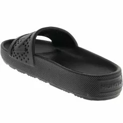 Hunter Original Molded Slide Water Sandals - Womens Black -Rogan‘s Shoes shop HN 4022EVA BLK3