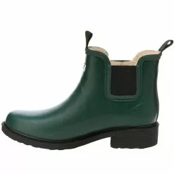 JBU Chelsea Rain Boot Womens Rubber Boots Hunter Green -Rogan‘s Shoes shop JB B1CHR GRN3
