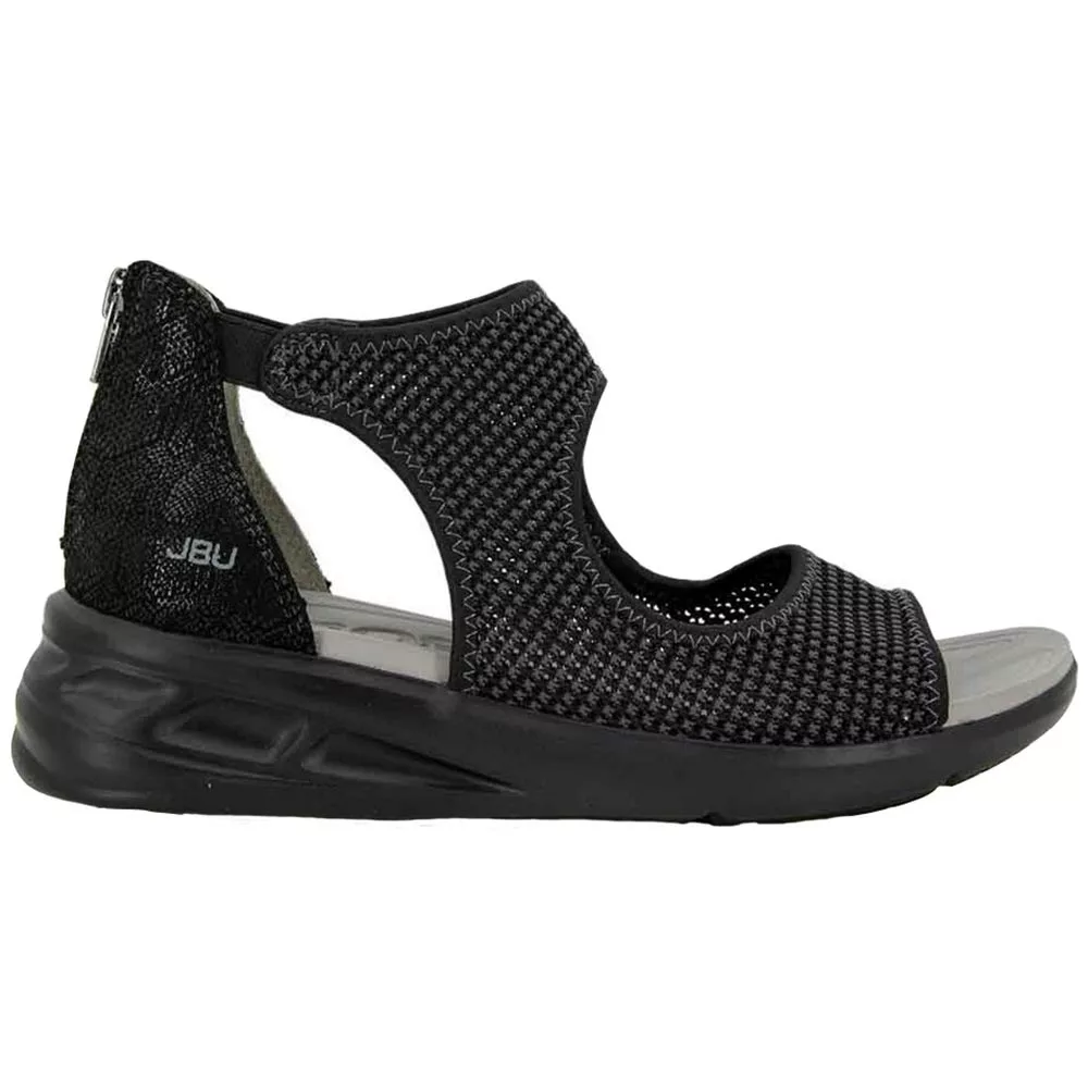 JBU Margot Sandals - Womens Black Snake 1 JBU Margot Sandals - Womens Black Snake