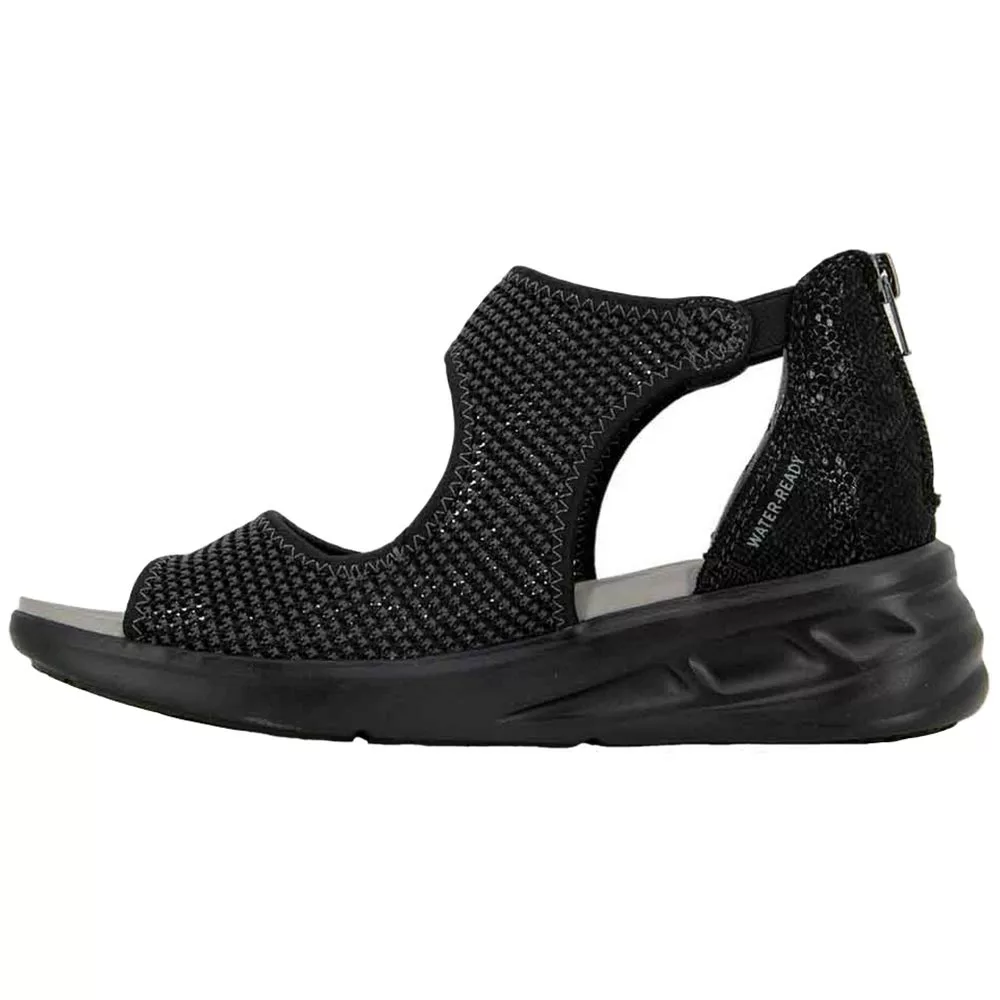 JBU Margot Sandals - Womens Black Snake 3 JBU Margot Sandals - Womens Black Snake - Image 3