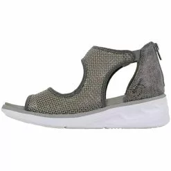 JBU Margot Sandals - Womens Light Grey Snake -Rogan‘s Shoes shop JB B2MRT01 LGS3