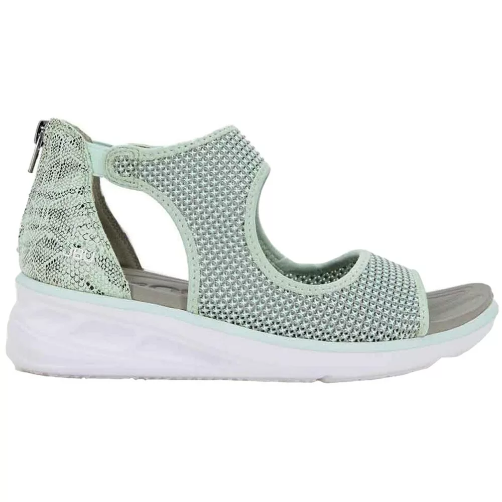 JBU Margot Sandals - Womens Mint Snake 1 JBU Margot Sandals - Womens Mint Snake
