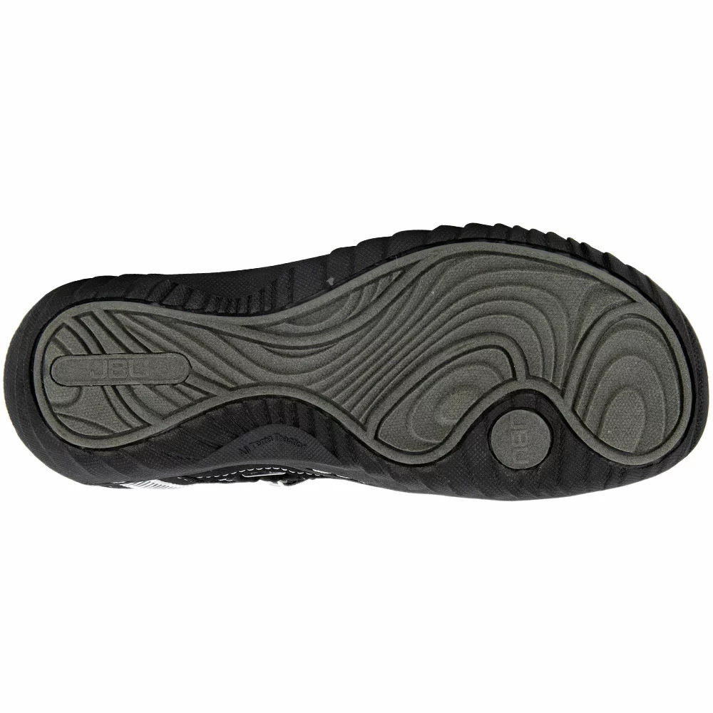 JBU Tahoe Mj Water Ready Outdoor Sandals - Womens Black White 4 JBU Tahoe Mj Water Ready Outdoor Sandals - Womens Black White - Image 4