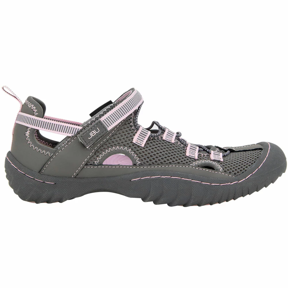 JBU Tahoe Mj Water Ready Outdoor Sandals - Womens Grey Petal 1 JBU Tahoe Mj Water Ready Outdoor Sandals - Womens Grey Petal