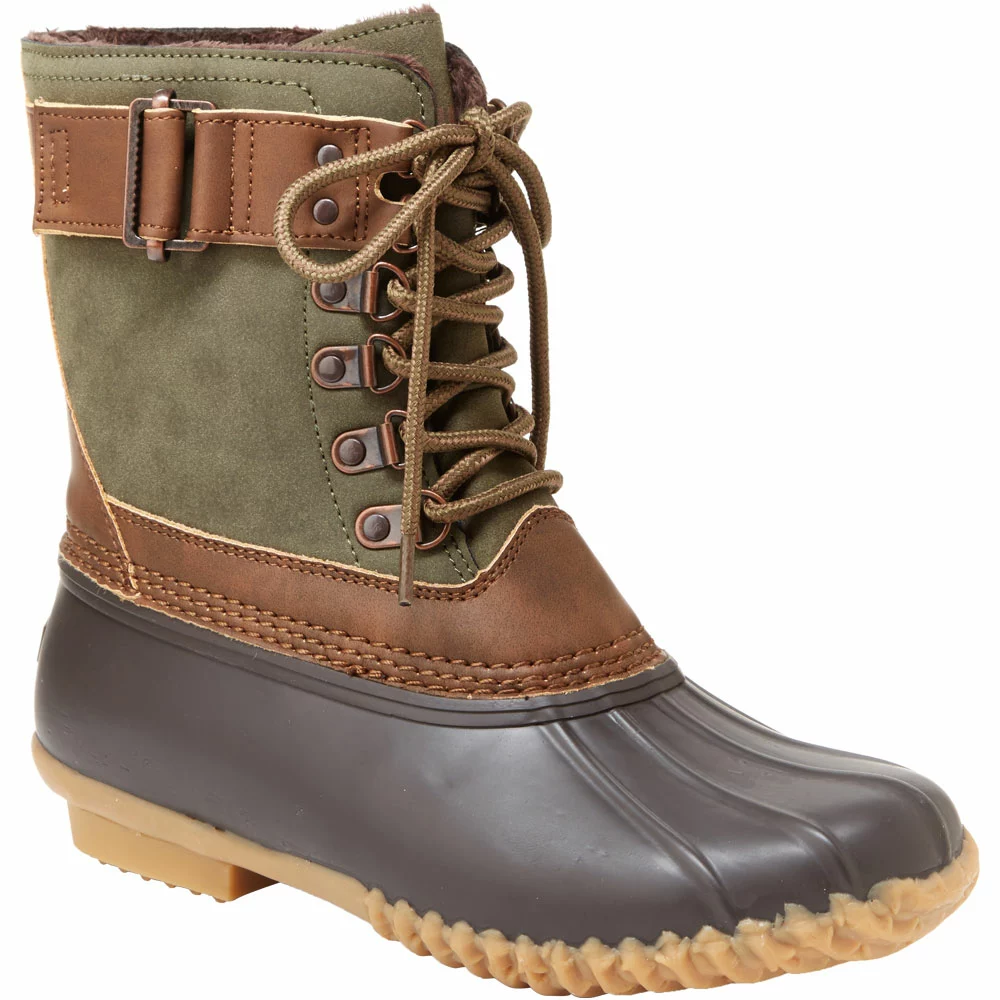 JBU Vancouver Winter Boots - Womens Green 2 JBU Vancouver Winter Boots - Womens Green - Image 2