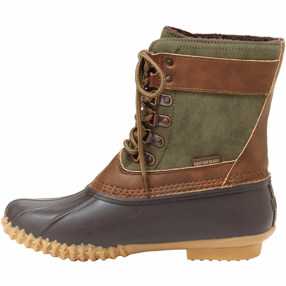 JBU Vancouver Winter Boots - Womens Green 3 JBU Vancouver Winter Boots - Womens Green - Image 3