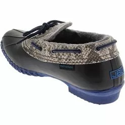JBU Gwen Weather Ready Rubber Boots - Womens Black Python Navy -Rogan‘s Shoes shop JB JB16GWN BLK3