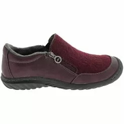 JBU Crimson Slip On Casual Shoes - Womens Wine