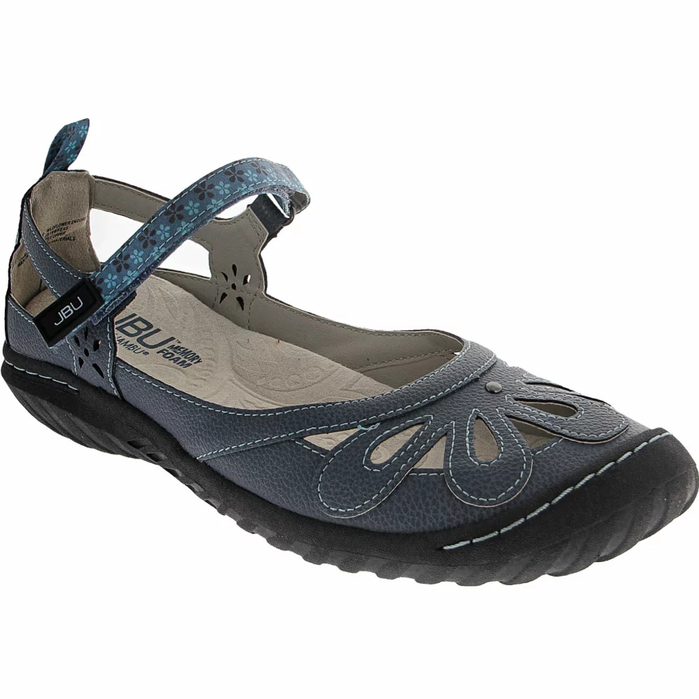 JBU Wildflower Encore Slip On Casual Shoes - Womens Denim 2 JBU Wildflower Encore Slip On Casual Shoes - Womens Denim - Image 2