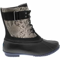 JBU Calgary Weather Ready Rubber Boots - Womens Black Python Navy