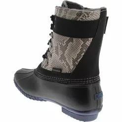 JBU Calgary Weather Ready Rubber Boots - Womens Black Python Navy 6 JBU Calgary Weather Ready Rubber Boots - Womens Black Python Navy -Rogan‘s Shoes shop JB JB19CGY BLK3