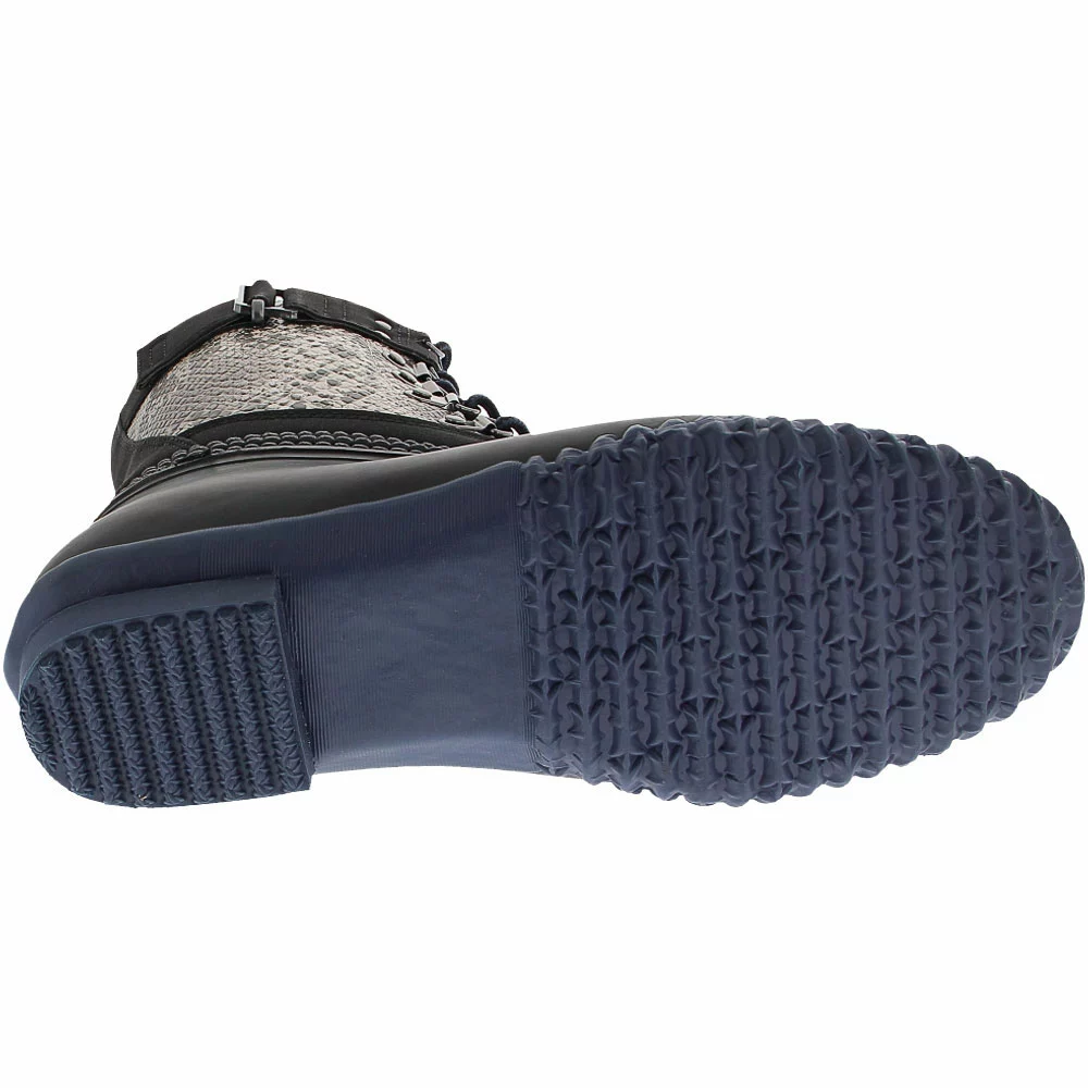 JBU Calgary Weather Ready Rubber Boots - Womens Black Python Navy 4 JBU Calgary Weather Ready Rubber Boots - Womens Black Python Navy - Image 4