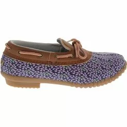 JBU Gwen Garden Ready Womens Duck Shoes Navy Lilac Ready