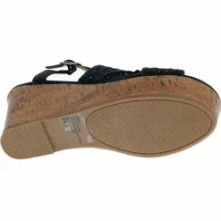 Jellypop Arial Sandals - Womens Black -Rogan‘s Shoes shop JP ARIAL BLK4