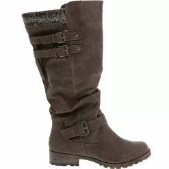 Jellypop Creed Tall Dress Boots - Womens Mushroom