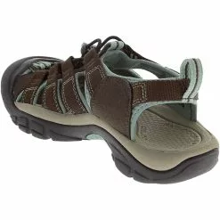 KEEN Newport H2 Outdoor Sandals - Womens Brown Light Blue -Rogan‘s Shoes shop KE 1003481 BRN3