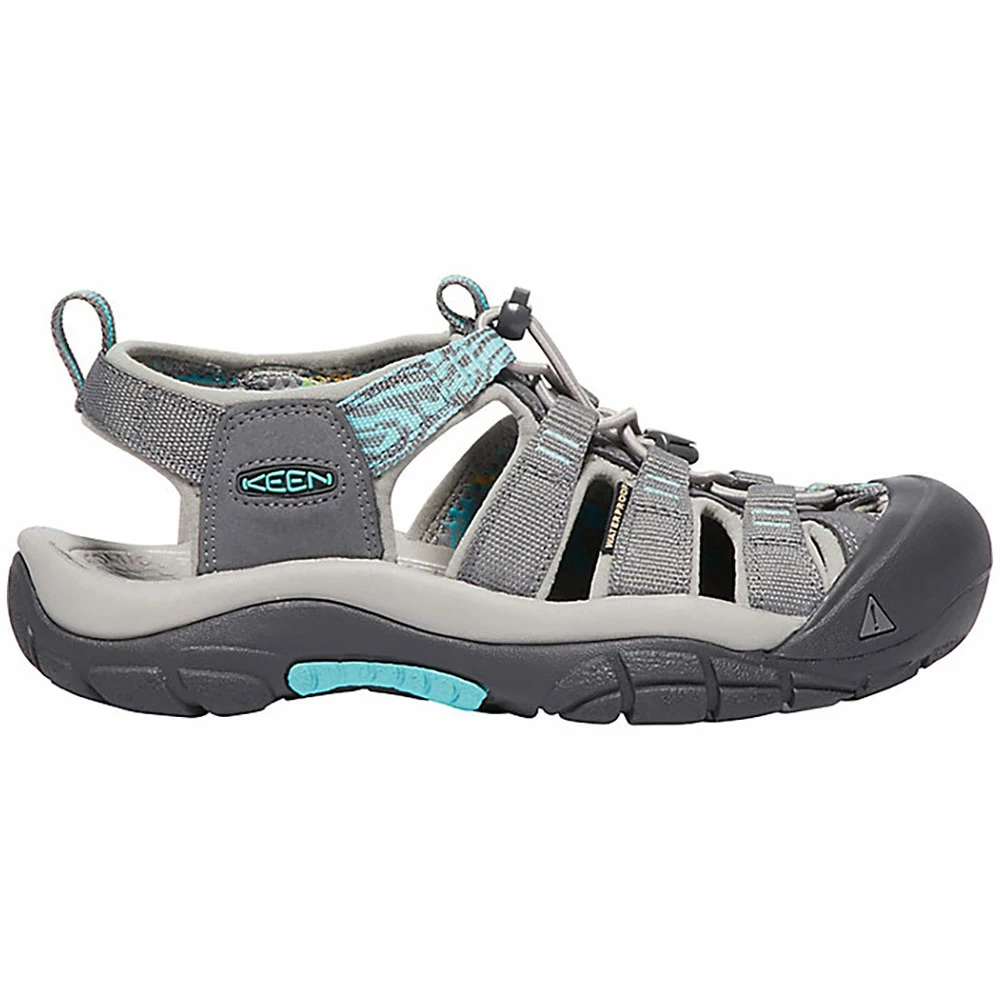 KEEN Newport H2 Outdoor Sandals - Womens Steel Grey Blue Turquoise 1 KEEN Newport H2 Outdoor Sandals - Womens Steel Grey Blue Turquoise