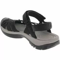 KEEN Rose Sandals - Womens Black Neutral Gray -Rogan‘s Shoes shop KE 1010999 XGY3