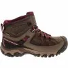 KEEN Targhee 3 Mid Waterproof Womens Hiking Boots Weiss Boysenberry