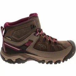KEEN Targhee 3 Mid Waterproof Womens Hiking Boots Weiss Boysenberry