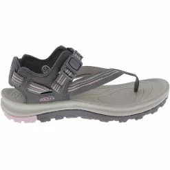 KEEN Terradora 2 Toe Outdoor Sandals - Womens Dark Grey Dawn Pink