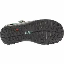 KEEN Terradora 2 Open Outdoor Sandals - Womens Light Gray Ocean Wave -Rogan‘s Shoes shop KE 1022449 SIL4