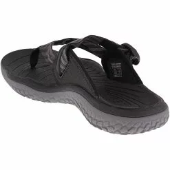 KEEN Solr Toe Post Water Sandals - Womens Black Steel Grey -Rogan‘s Shoes shop KE 1022509 BLK3