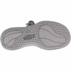 KEEN Solr Toe Post Water Sandals - Womens Light Gray Ocean Wave -Rogan‘s Shoes shop KE 1022509 SIL4