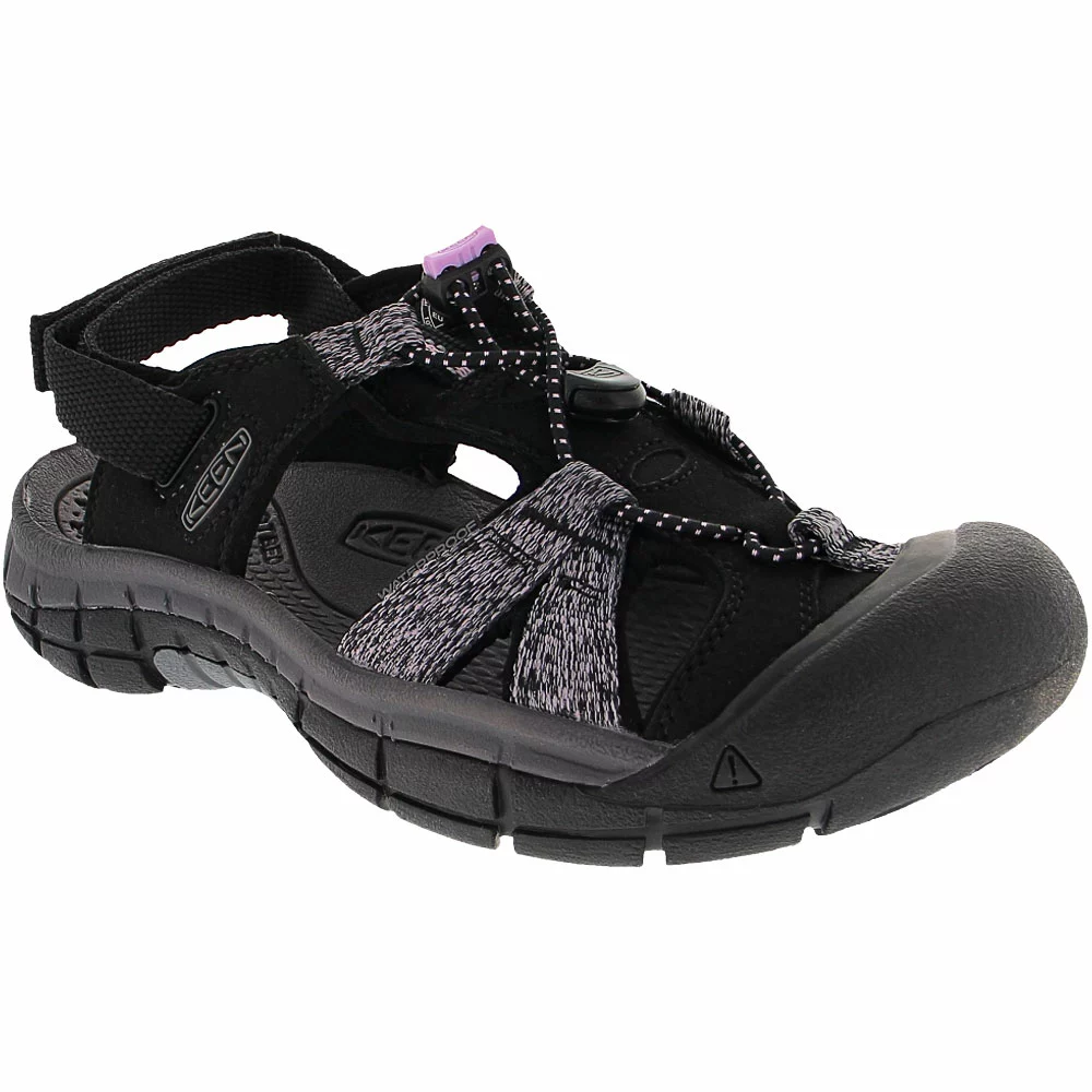 KEEN Ravine H2 Outdoor Sandals - Womens Black Pink 2 KEEN Ravine H2 Outdoor Sandals - Womens Black Pink - Image 2