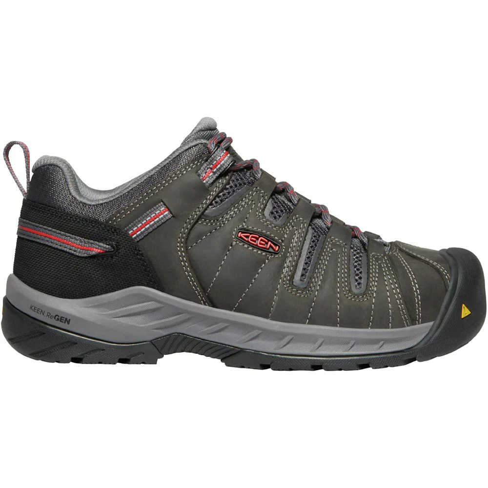 KEEN Utility Boots KEEN Utility Flint 2 Low Safety Toe Work Boots - Womens Grey 1 KEEN Utility Boots KEEN Utility Flint 2 Low Safety Toe Work Boots - Womens Grey