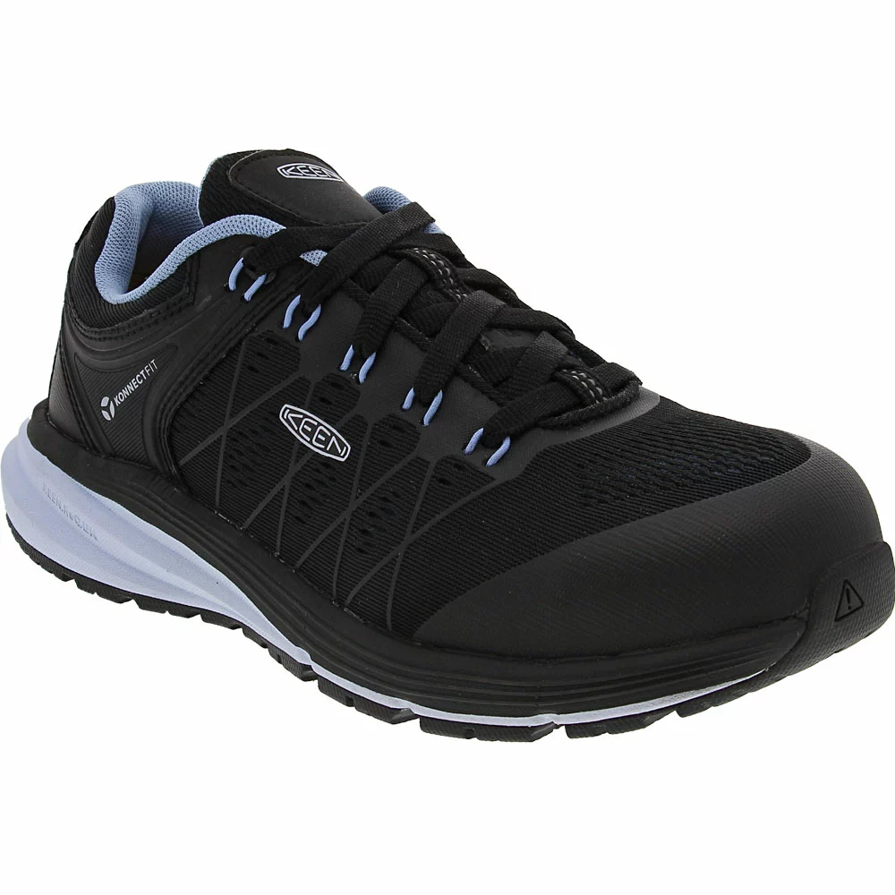 KEEN Utility Boots KEEN Utility Energy Vista Composite Toe Work Shoes - Womens Black Purple 2 KEEN Utility Boots KEEN Utility Energy Vista Composite Toe Work Shoes - Womens Black Purple - Image 2