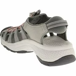KEEN Astoria West Outdoor Sandals - Womens Grey Coral -Rogan‘s Shoes shop KE 1024720 SIL3