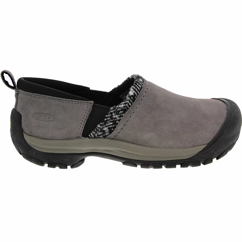 KEEN Kaci 2 Winter Slip On Slip On Casual Shoes - Womens Steel Grey Black 1 KEEN Kaci 2 Winter Slip On Slip On Casual Shoes - Womens Steel Grey Black