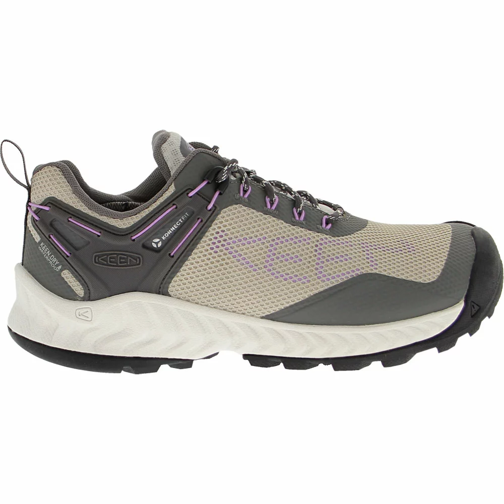 KEEN Nxis Evo Waterproof Hiking Shoes - Womens Grey 1 KEEN Nxis Evo Waterproof Hiking Shoes - Womens Grey