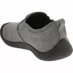 KEEN Howser Canvas Slip On Womens Casual Shoes Grey Black -Rogan‘s Shoes shop KE 1026220 SIL3