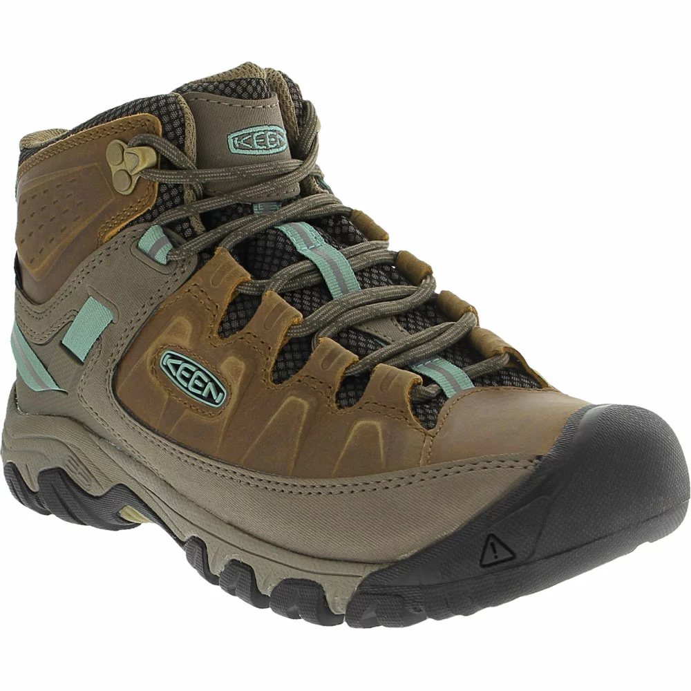 KEEN Targhee III Mid Waterproof Womens Hiking Boots Toasted Coconut Porcelain 2 KEEN Targhee III Mid Waterproof Womens Hiking Boots Toasted Coconut Porcelain - Image 2