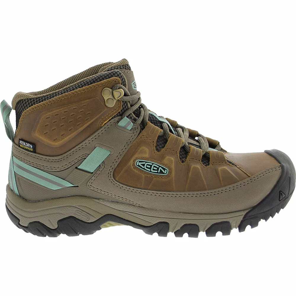 KEEN Targhee III Mid Waterproof Womens Hiking Boots Toasted Coconut Porcelain 1 KEEN Targhee III Mid Waterproof Womens Hiking Boots Toasted Coconut Porcelain