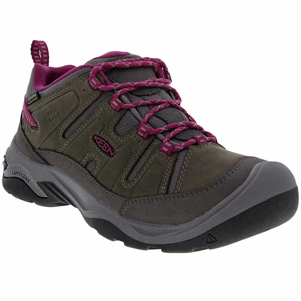 KEEN Circadia Wp Waterproof Hiking Shoes - Womens Steel Grey 2 KEEN Circadia Wp Waterproof Hiking Shoes - Womens Steel Grey - Image 2