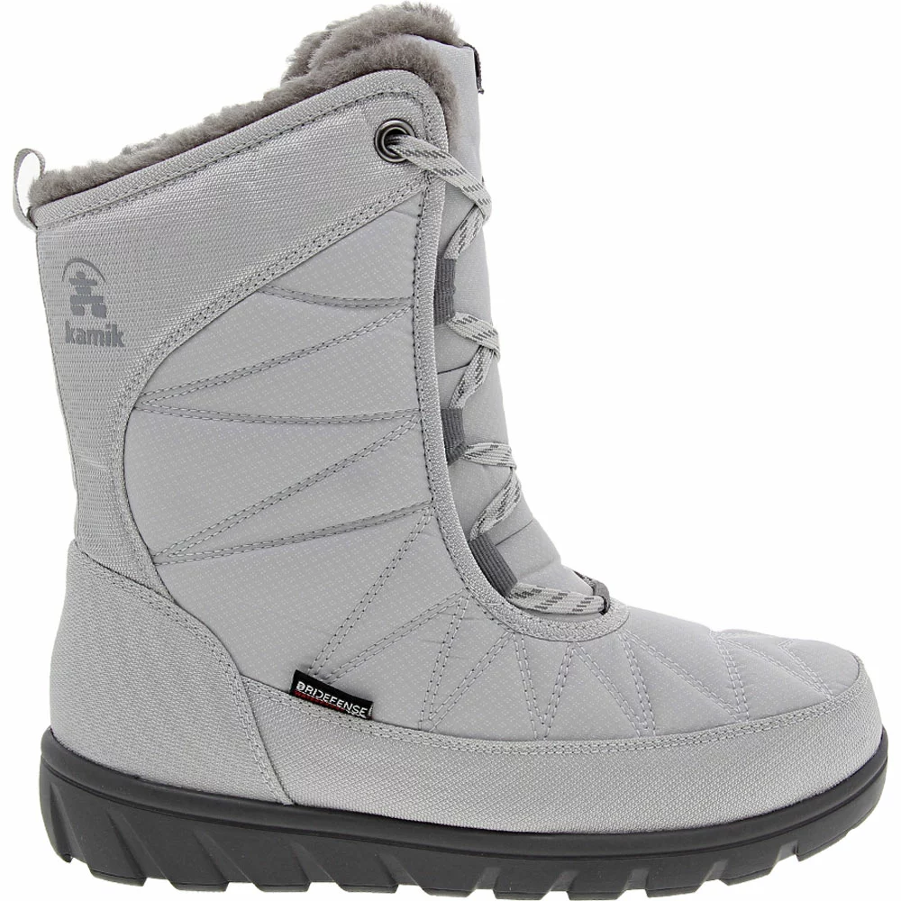 Kamik Boots Kamik Hannah Mid Winter Boots - Womens Light Grey 1 Kamik Boots Kamik Hannah Mid Winter Boots - Womens Light Grey