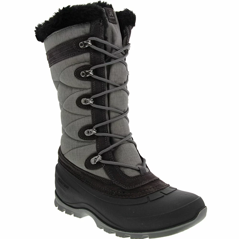 Kamik Boots Kamik Snovalley 4 Winter Boots - Womens Charcoal 2 Kamik Boots Kamik Snovalley 4 Winter Boots - Womens Charcoal - Image 2